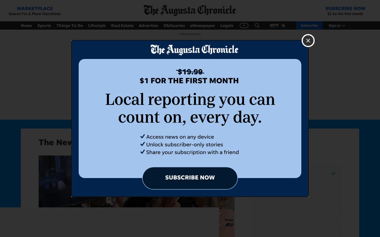 The News and Farmer community news section for Glascock County coverage